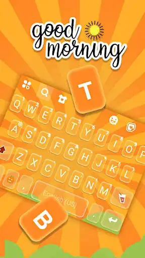 Play Orange Shades Keyboard Theme as an online game Orange Shades Keyboard Theme with UptoPlay