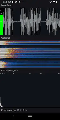 Play Oscilloscope - Sound Analyzer as an online game Oscilloscope - Sound Analyzer with UptoPlay