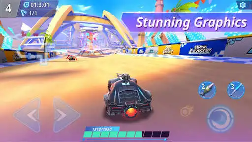 Play Overleague - Rocket Racing League 2021 as an online game Overleague - Rocket Racing League 2021 with UptoPlay