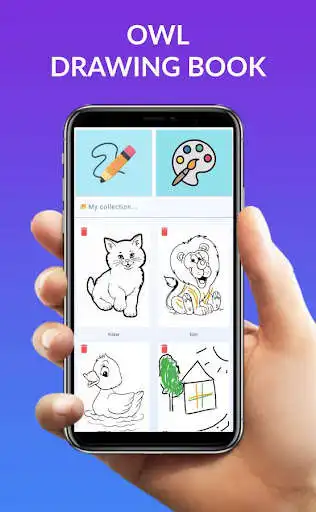 Play Owl Drawing  & Coloring Book  and enjoy Owl Drawing  & Coloring Book with UptoPlay