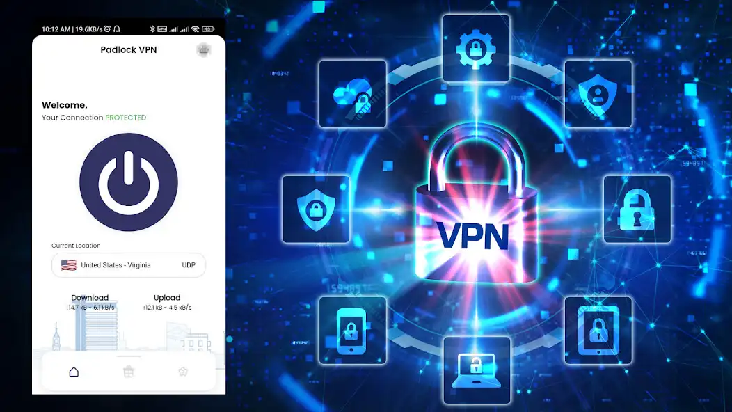 Padlock VPN Unlimited Proxy online game with UptoPlay