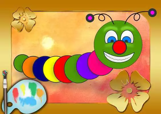 Play paint sparkles coloring animal