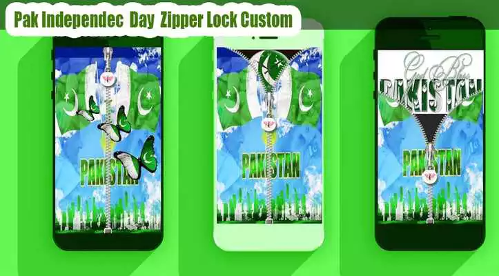 Play Pak flag zip screen lock