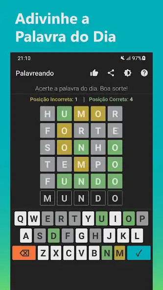 Play Palavreando: jogo da palavra  and enjoy Palavreando: jogo da palavra with UptoPlay