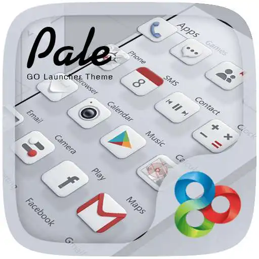 Free play online Pale GO Launcher Theme  APK