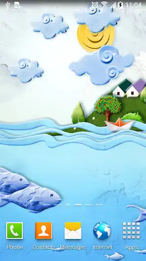 Play Paper World Live Wallpaper as an online game Paper World Live Wallpaper with UptoPlay