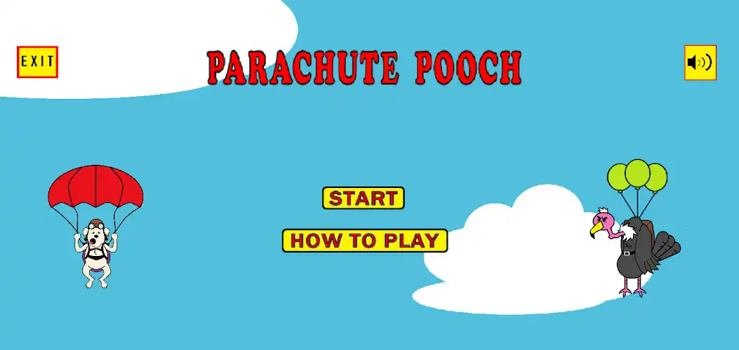 Play Parachute Pooch  and enjoy Parachute Pooch with UptoPlay