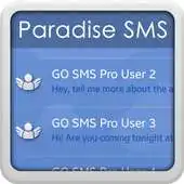 Free play online Paradise for GO SMS APK