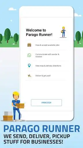 Play Parago Runner - Get Paid Delivering Stuff!  and enjoy Parago Runner - Get Paid Delivering Stuff! with UptoPlay