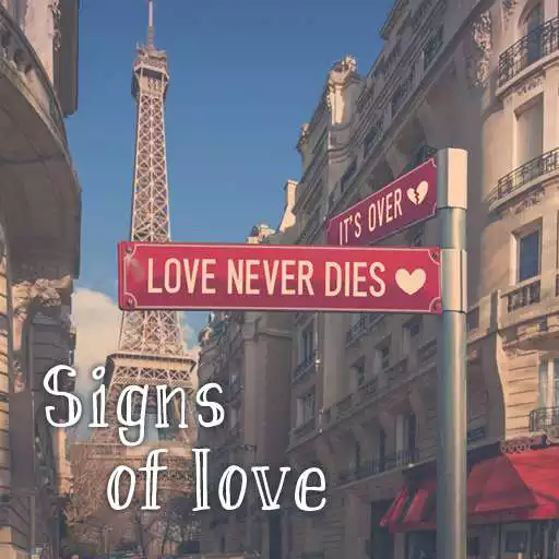 Run free android online Paris wallpaper Signs of Love APK