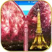 Free play online Paris Zipper Lock Screen Prank APK