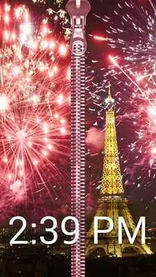 Play Paris Zipper Lock Screen Prank