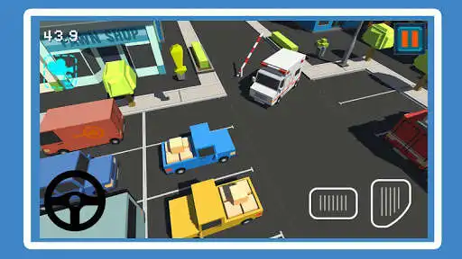 Play Parking Simulator Cube World as an online game Parking Simulator Cube World with UptoPlay