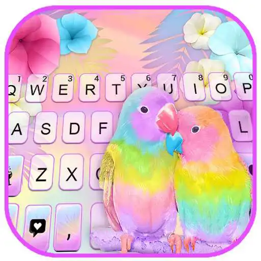 Play Parrot Love Keyboard Background APK