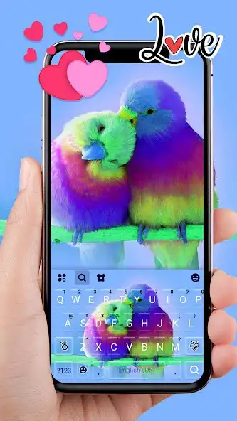 Play Parrots Love Keyboard Background  and enjoy Parrots Love Keyboard Background with UptoPlay