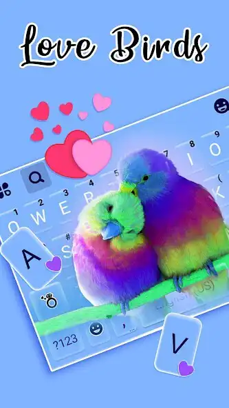 Play Parrots Love Keyboard Background as an online game Parrots Love Keyboard Background with UptoPlay