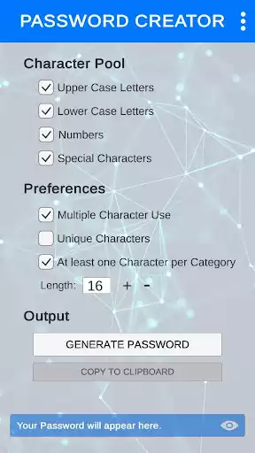 Play Password Creator  and enjoy Password Creator with UptoPlay