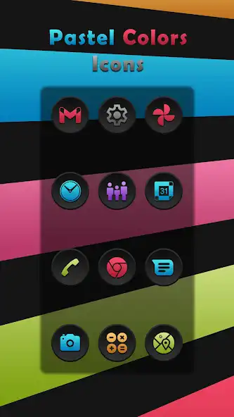 Play Pastel Colors On Gray Icons  and enjoy Pastel Colors On Gray Icons with UptoPlay