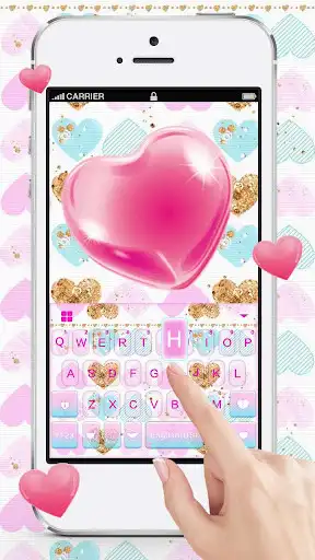 Play Pastel Heart Love Keyboard Theme  and enjoy Pastel Heart Love Keyboard Theme with UptoPlay