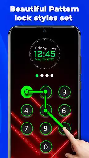 Play Pattern Lock Screen App as an online game Pattern Lock Screen App with UptoPlay