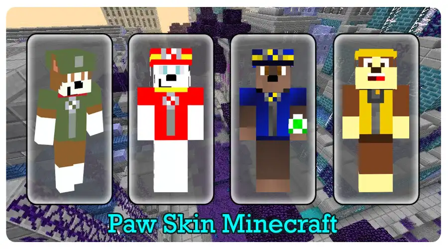 Play Paw Skin Minecraft PE as an online game Paw Skin Minecraft PE with UptoPlay