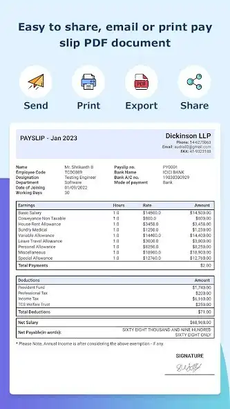 Play Paystub: Payslip Maker as an online game Paystub: Payslip Maker with UptoPlay