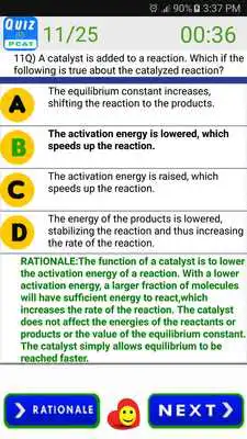 Play PCAT Practice Test