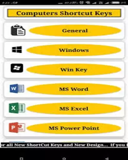 Play APK Pc/Laptop Shortcut Keys  and enjoy Pc/Laptop Shortcut Keys with UptoPlay io.makeroid.paribahann.Pc_Shortcut_Key