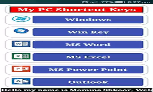 Play APK Pc/Laptop Shortcut Keys  and enjoy Pc/Laptop Shortcut Keys with UptoPlay io.makeroid.paribahann.Pc_Shortcut_Key