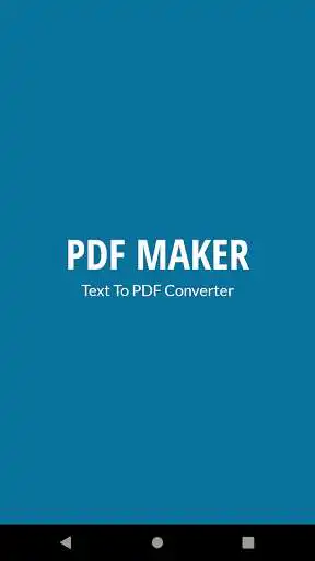 Play PDF Maker (Text to pdf converter)  and enjoy PDF Maker (Text to pdf converter) with UptoPlay