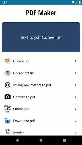 Play PDF Maker (Text to pdf converter) as an online game PDF Maker (Text to pdf converter) with UptoPlay