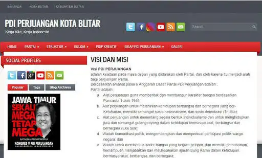 Play PDI PERJUANGAN KOTA BLITAR  and enjoy PDI PERJUANGAN KOTA BLITAR with UptoPlay