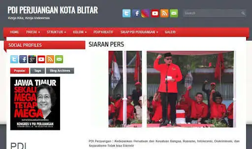 Play PDI PERJUANGAN KOTA BLITAR as an online game PDI PERJUANGAN KOTA BLITAR with UptoPlay