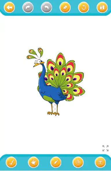 Play Peacock Coloring Book  and enjoy Peacock Coloring Book with UptoPlay