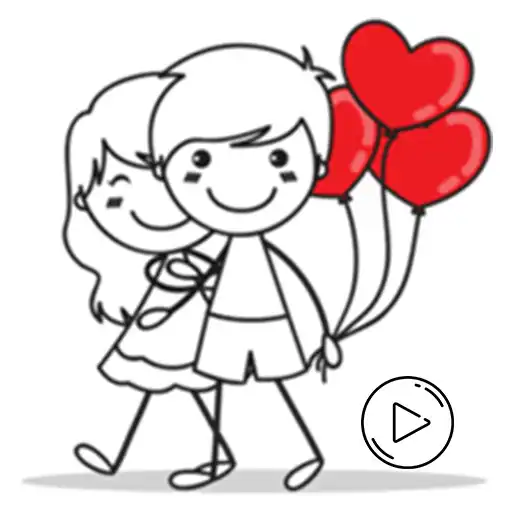 Play pegatinas animadas de amor APK