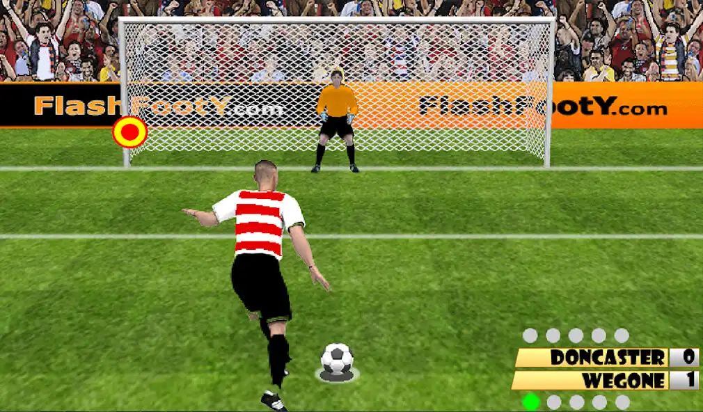 Play Penalty Shooters Football Game as an online game Penalty Shooters Football Game with UptoPlay