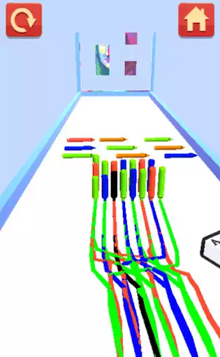 Play Pencil Rush: Draw Challenge 3D as an online game Pencil Rush: Draw Challenge 3D with UptoPlay