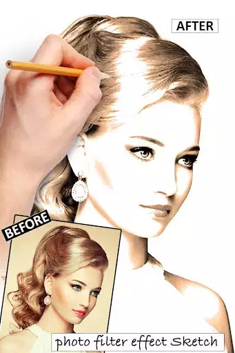 Play Pencil Sketch Photo Editor as an online game Pencil Sketch Photo Editor with UptoPlay