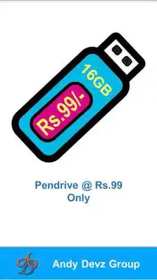 Play Pendrive(16GB) at Rs.99 Ebay