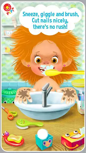 Play Pepi Bath 2 as an online game Pepi Bath 2 with UptoPlay