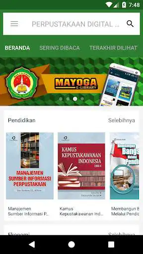 Play PERPUSTAKAAN DIGITAL MAYOGA (MAYOGA E-LIBRARY)