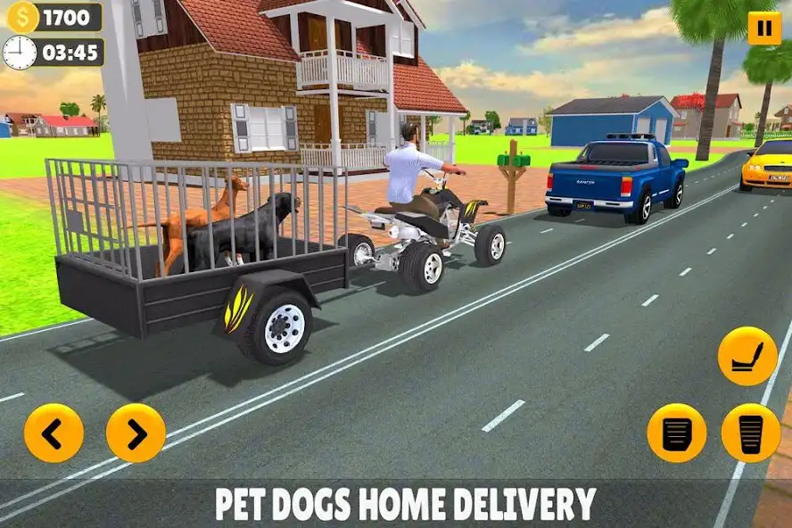 Play Pet Dog ATV Cargo Transport 3D  and enjoy Pet Dog ATV Cargo Transport 3D with UptoPlay