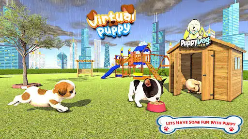 Play Pet Puppy Dog Simulator Game as an online game Pet Puppy Dog Simulator Game with UptoPlay