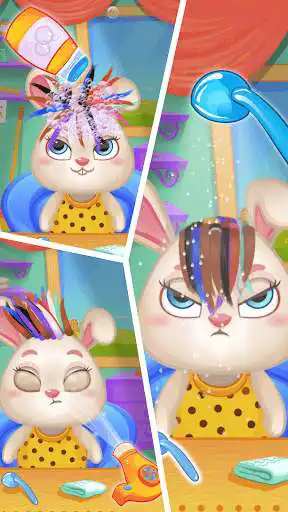 Play Pets Hair Salon as an online game Pets Hair Salon with UptoPlay