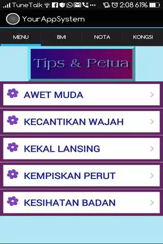 Play Petua Cantik Kurus Sihat