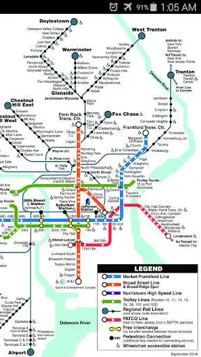 Play Philadelphia Metro Map as an online game Philadelphia Metro Map with UptoPlay