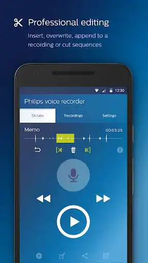 Play Philips voice recorder