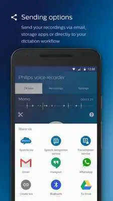 Play Philips voice recorder