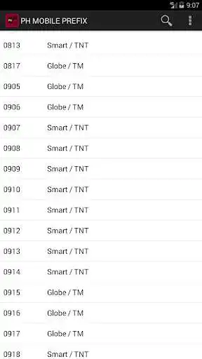 Play APK PH Mobile Prefix  and enjoy PH Mobile Prefix with UptoPlay zrHerrera.phmobileprefix