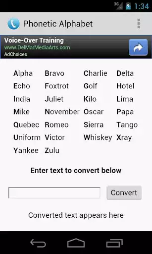 Play Phonetic Alphabet